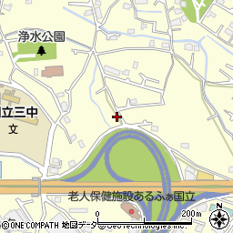 東京都国立市谷保819-8周辺の地図