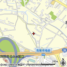 東京都国立市谷保611-8周辺の地図