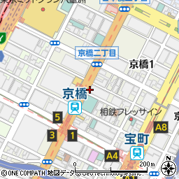 CHIRIRI（ちりり）銀座京橋店周辺の地図