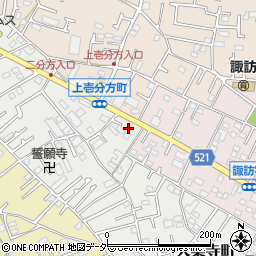 東京都八王子市大楽寺町199周辺の地図