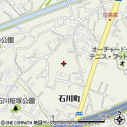 東京都八王子市石川町周辺の地図