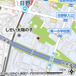 東京都日野市日野本町3丁目周辺の地図