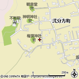 東京都八王子市弐分方町147周辺の地図