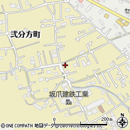 東京都八王子市弐分方町300周辺の地図