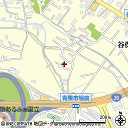 東京都国立市谷保611-3周辺の地図