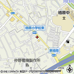 東京都八王子市楢原町383周辺の地図