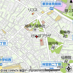 日本将棋連盟（公益社団法人）　免状課周辺の地図