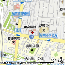 東京東信用金庫江東中央支店周辺の地図