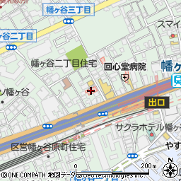クロス病院周辺の地図