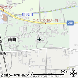 長野県上伊那郡飯島町南町周辺の地図