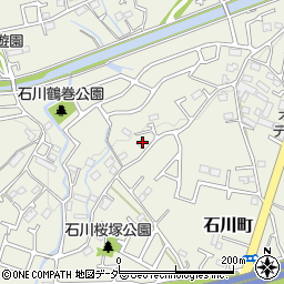 東京都八王子市石川町1554周辺の地図
