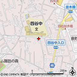 東京都八王子市四谷町591周辺の地図