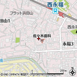 東京都杉並区永福3丁目29-9周辺の地図