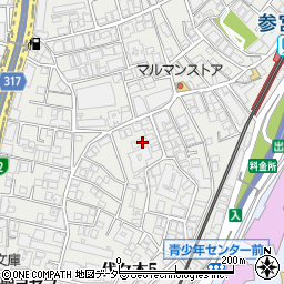 東京都渋谷区代々木5丁目23-7周辺の地図