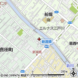 東京都江戸川区宇喜田町1516周辺の地図