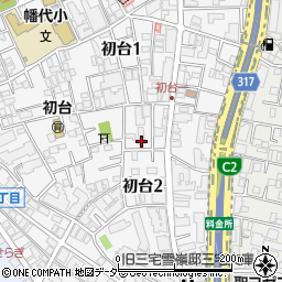 東京都渋谷区初台2丁目19-7周辺の地図