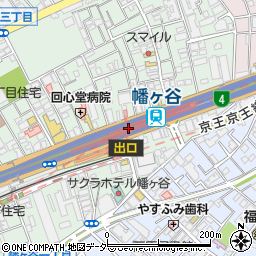 きらぼし銀行幡ヶ谷駅 ＡＴＭ周辺の地図
