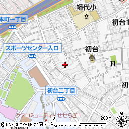 東京都渋谷区初台2丁目16-21周辺の地図