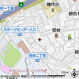 東京都渋谷区初台2丁目16-21周辺の地図