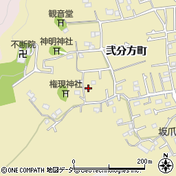 東京都八王子市弐分方町143周辺の地図