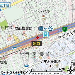 幡ケ谷駅周辺の地図