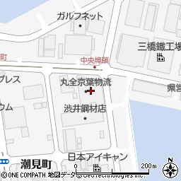 丸全京葉物流周辺の地図