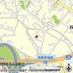 東京都国立市谷保611-5周辺の地図