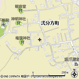 東京都八王子市弐分方町139周辺の地図
