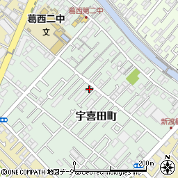 東京都江戸川区宇喜田町1361周辺の地図