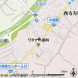 東京都八王子市西寺方町465周辺の地図