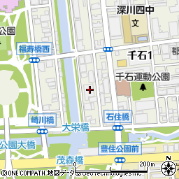 ナガシマ物流サービス株式会社　東陽町オフィス周辺の地図