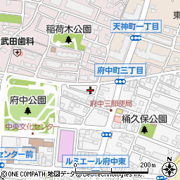 東京都府中市府中町2丁目32-5周辺の地図