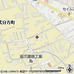 東京都八王子市弐分方町303-2周辺の地図