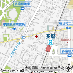 青南荘周辺の地図