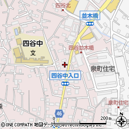 東京都八王子市四谷町606周辺の地図
