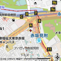 ガルエージェンシー青山・東京周辺の地図