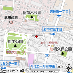 東京都府中市府中町2丁目32-3周辺の地図