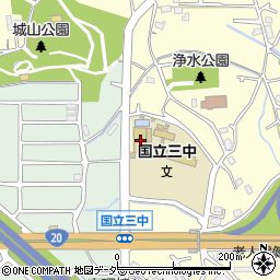 東京都国立市谷保1361-2周辺の地図