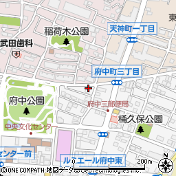 東京都府中市府中町2丁目32-6周辺の地図