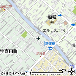 東京都江戸川区宇喜田町1511周辺の地図