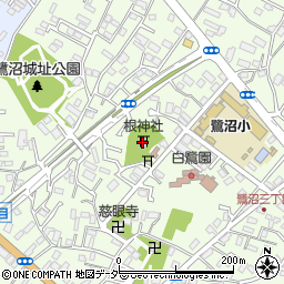 根神社周辺の地図