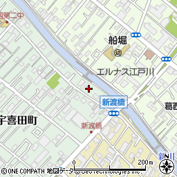 東京都江戸川区宇喜田町1513周辺の地図