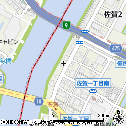 岡村竹材東京支社周辺の地図