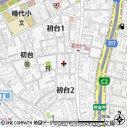 東京都渋谷区初台2丁目19周辺の地図