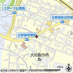 東京都日野市日野1602周辺の地図