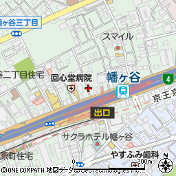 麻雀クラブ幡ケ谷周辺の地図