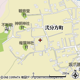 東京都八王子市弐分方町136周辺の地図
