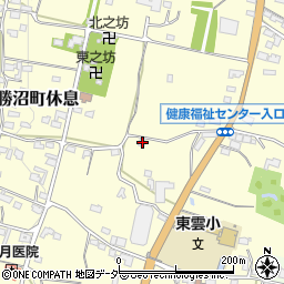 山梨県甲州市勝沼町休息1642周辺の地図