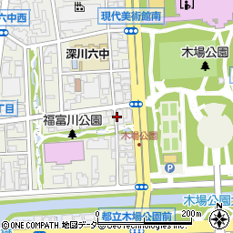 東京洋紙株式会社　平野配送センター周辺の地図