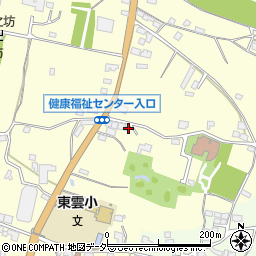 山梨県甲州市勝沼町休息1805-1周辺の地図